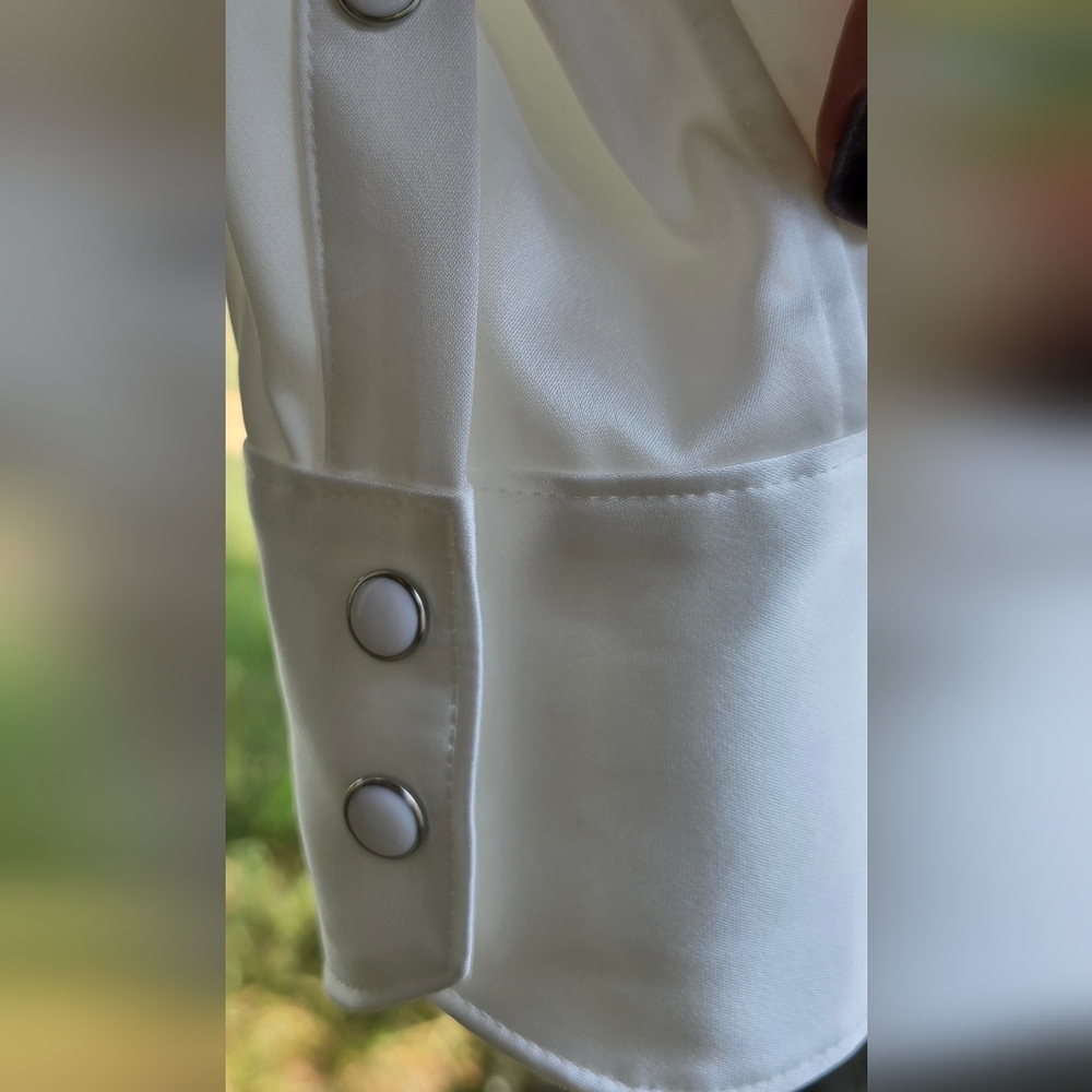 Rag & Bone White Button-Up Blouse - Picture 3 of 14